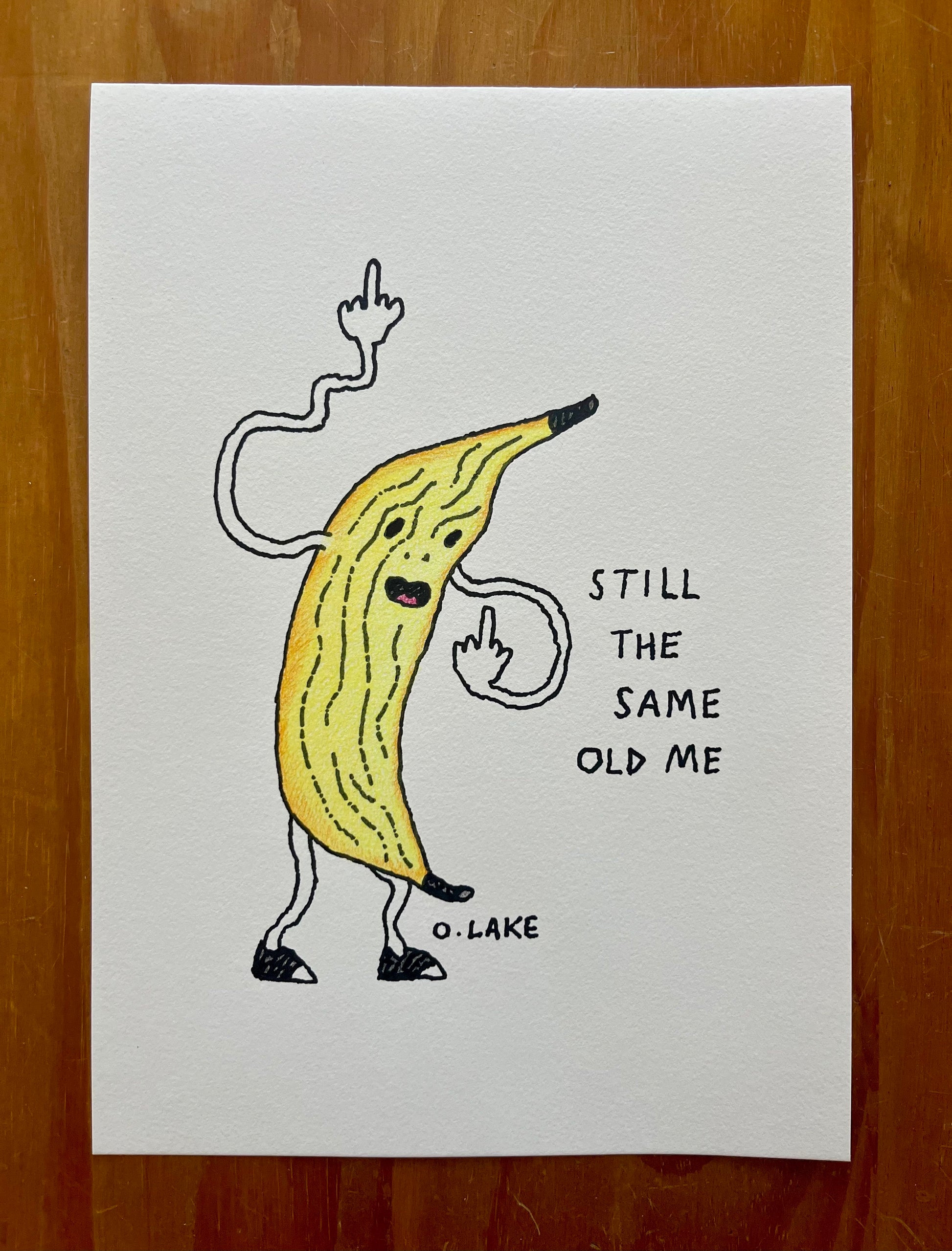 The Same Old Me - colour version - Original drawing - 1/5