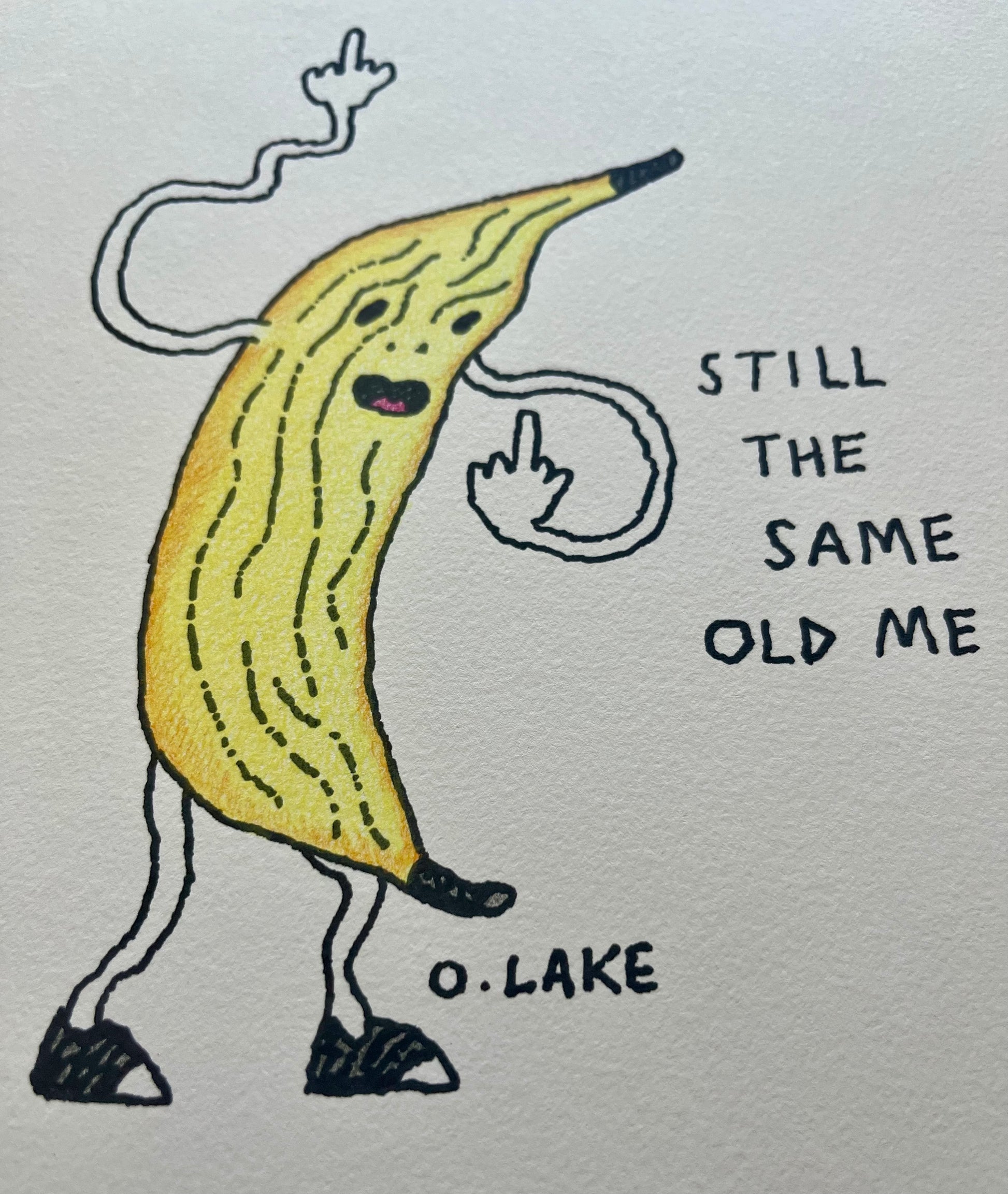 The Same Old Me - colour version - Original drawing - 1/5