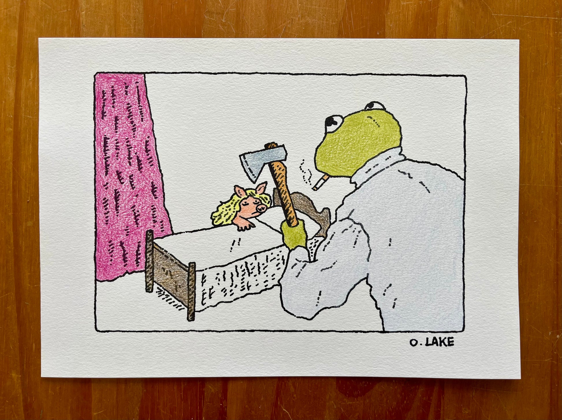 Killer - Original drawing -  1/10