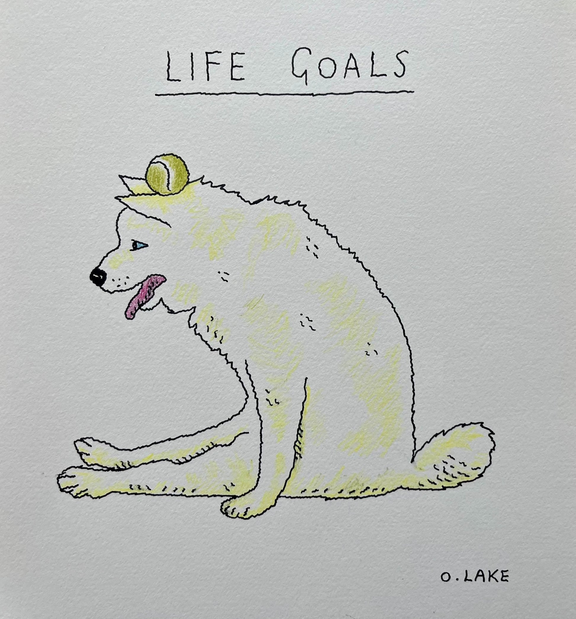 Life Goals - original drawing - 1/10