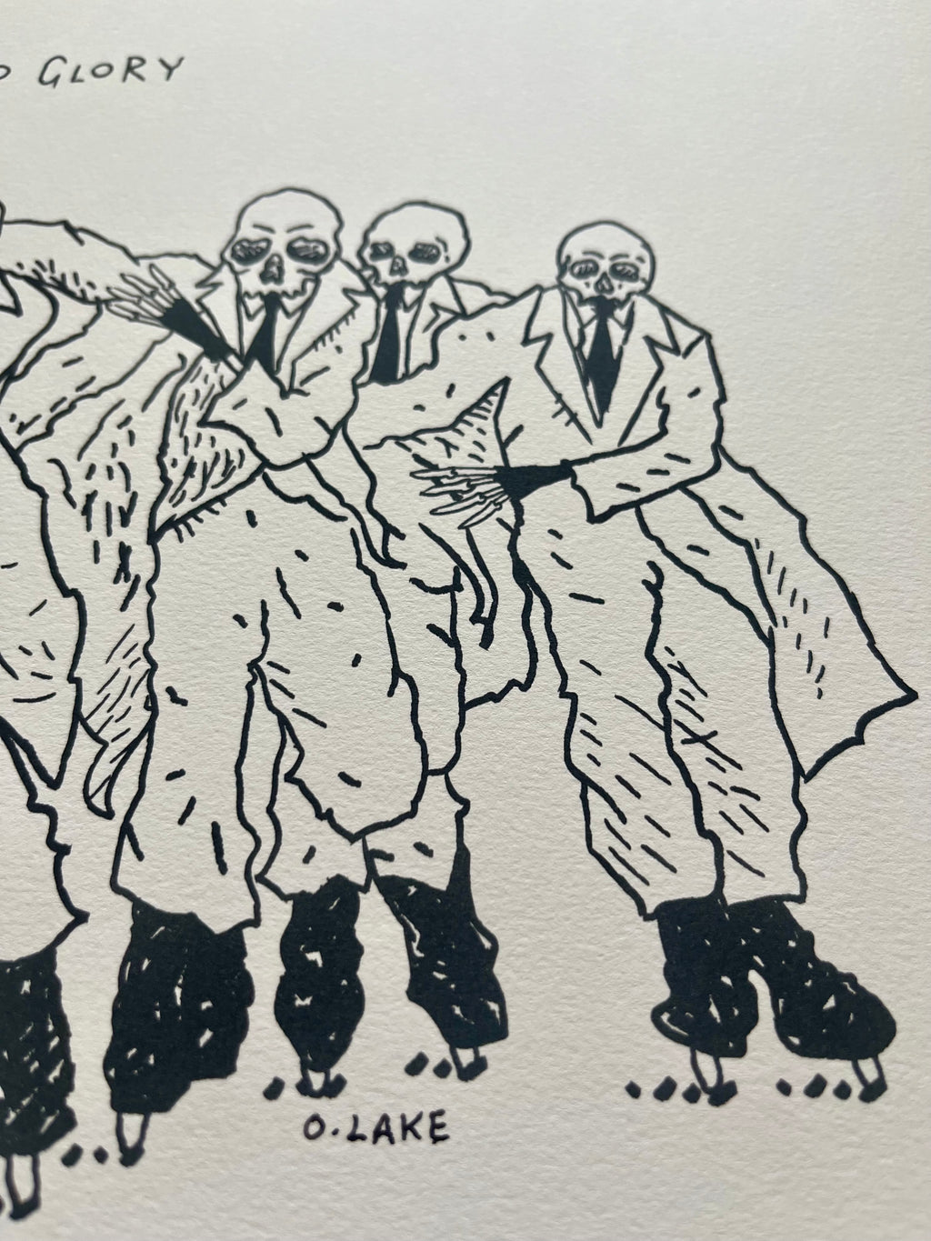 No Guts, No Glory - limited edition print - A3