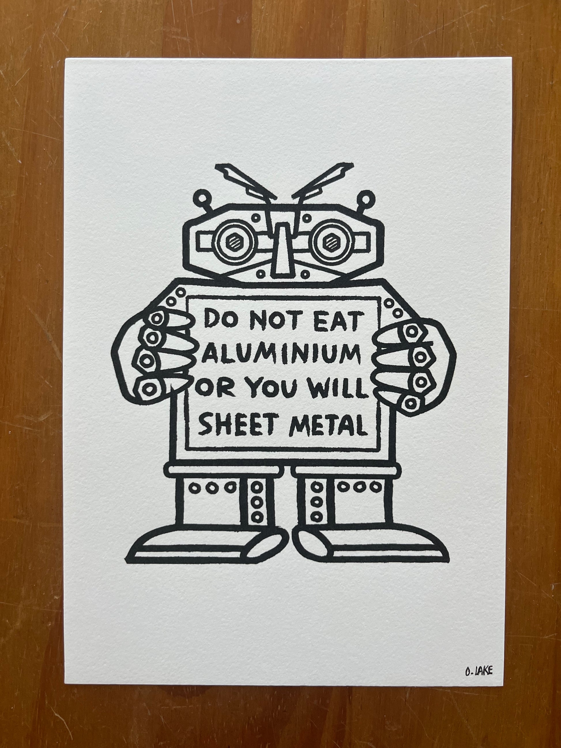 Sheet Metal - limited edition print