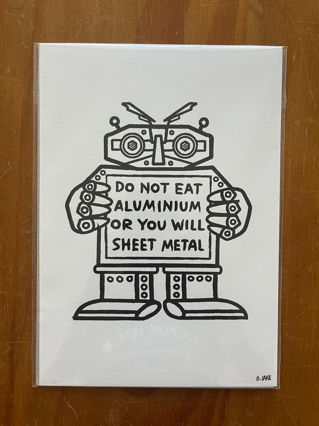 Sheet Metal - limited edition print